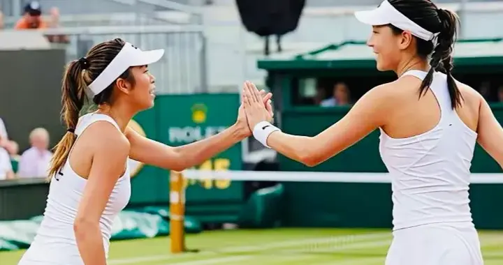 2-1!王欣瑜谢淑薇淘汰张帅组合!3对中国金花组合晋级温网女双16强