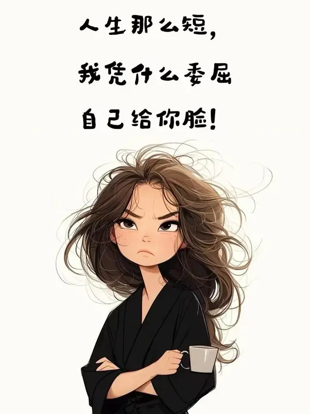 生活把我逼的像个汉子，如何叫我小鸟依人！做一个又拽又酷的女人