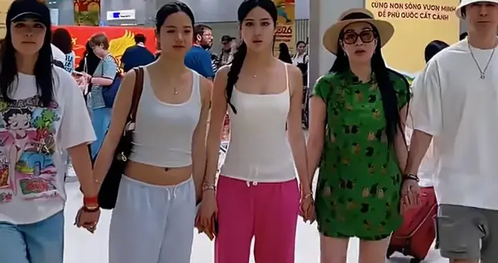 钟丽缇一家五口“建模身材”引爆网络，重组家庭的爱与美成焦点