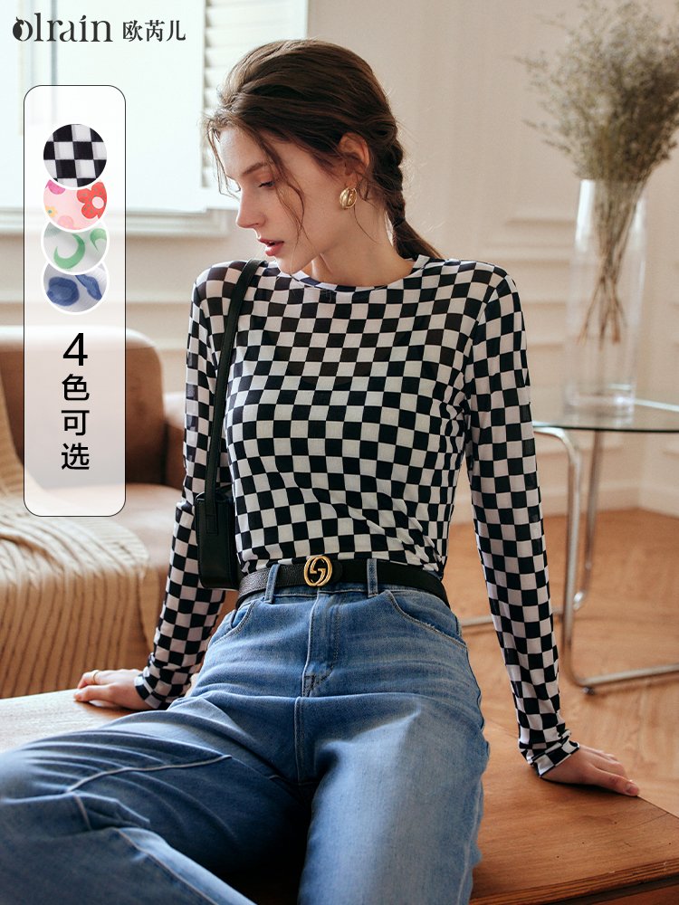 点睛美物 时尚修身显瘦打底衫！