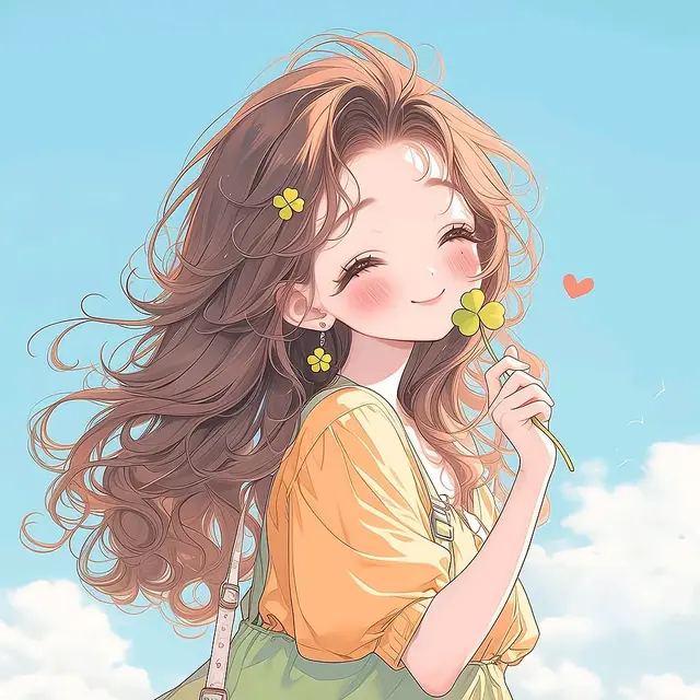 动漫头像｜自由感女生头像