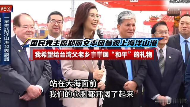 观澜君：郑丽文称“将带最好的礼物给台湾人