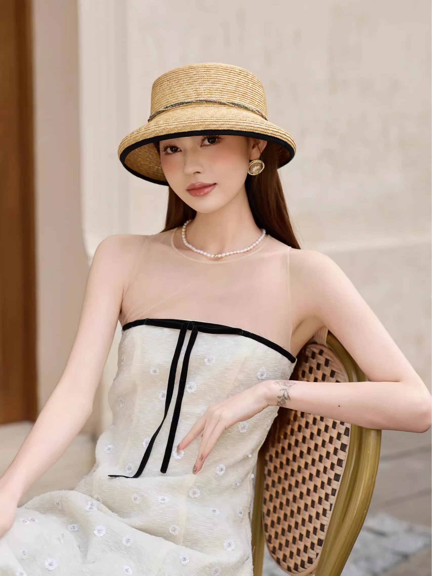 立体珠花订婚礼服晨袍女新娘出阁宴会正式