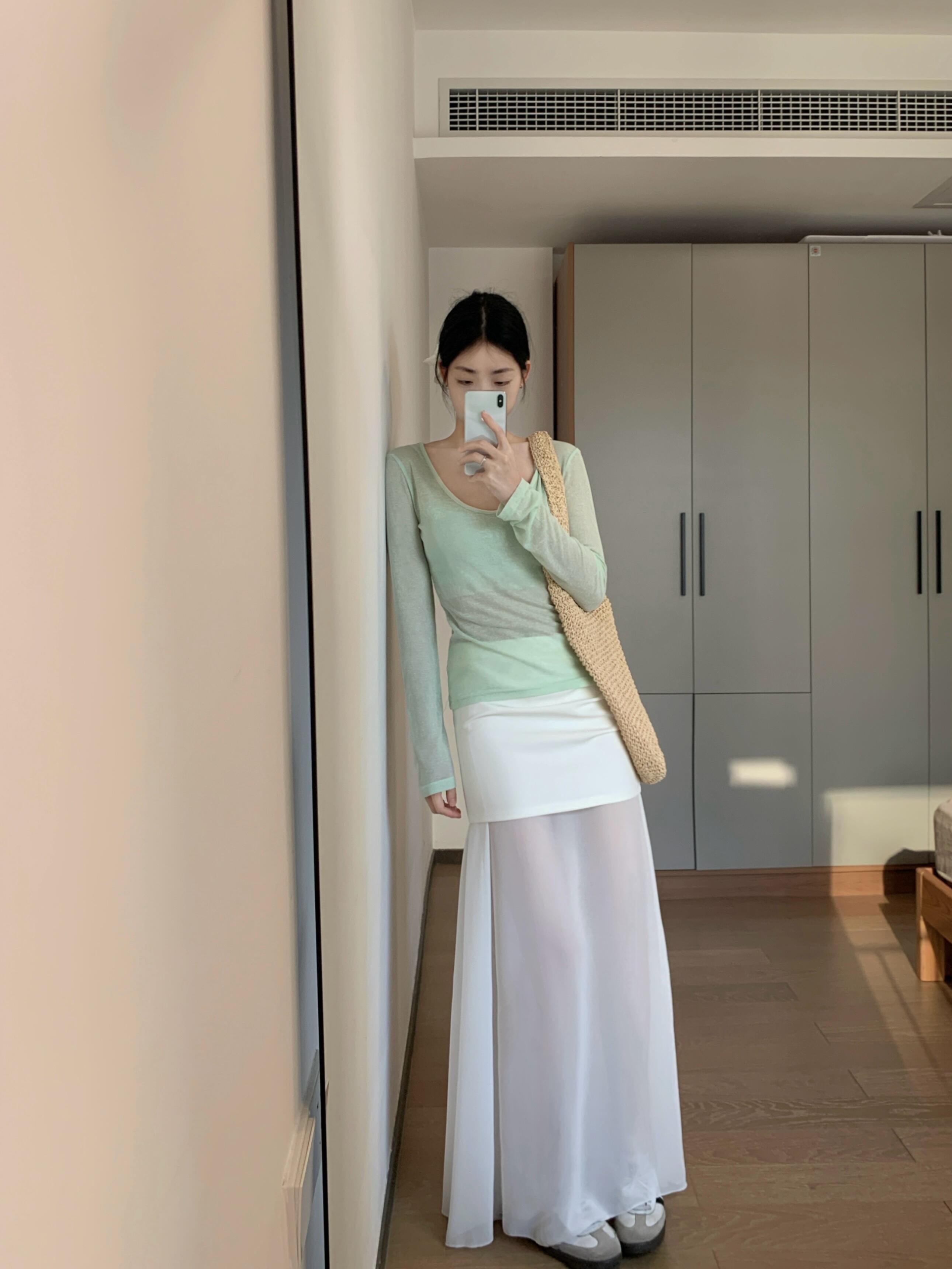 春夏显瘦气质套装裙穿搭