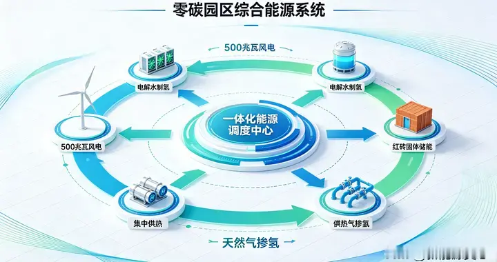 重磅洽谈圆满落地 梅河口五百兆瓦风电配套制氢储能打造零碳园区！