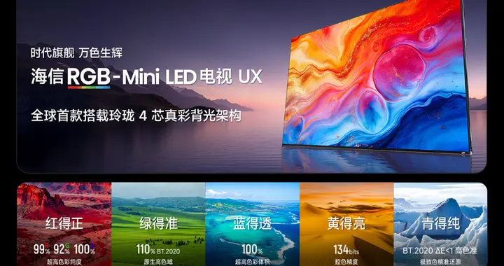 多出1.2亿种极限色彩是什么概念？体验海信UX2026款，彻底回不去
