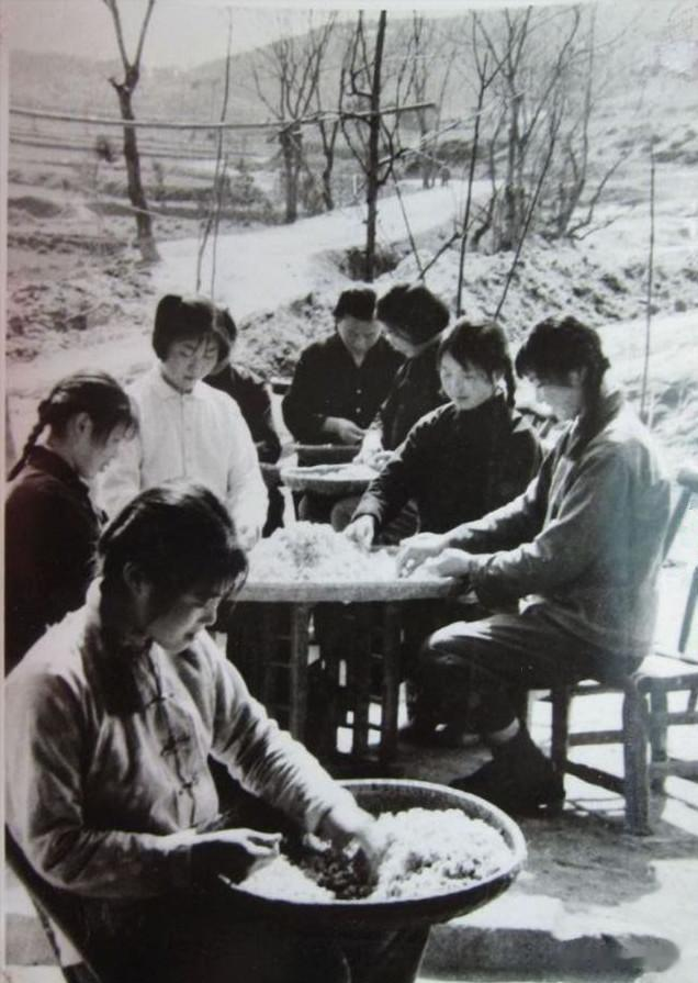 新中国70年代初期，欣欣向荣的农村人民公社真实画面