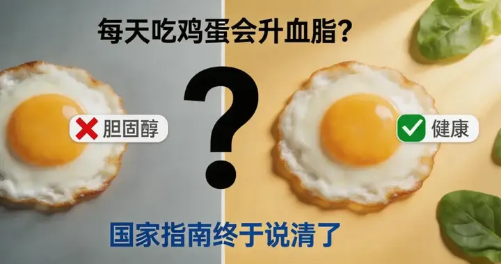 每天吃鸡蛋会升血脂吗？最新国家指南给出明确答案，很多人想错了