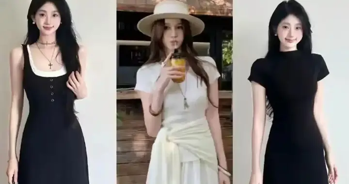 女生穿“收腰裙”显瘦减龄，彰显出众的魅力，时尚高级感拉满