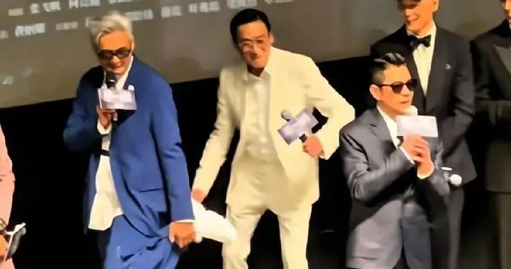 郭富城在前面聊创作，梁家辉周润发在后面拆台，这名场面绝了！