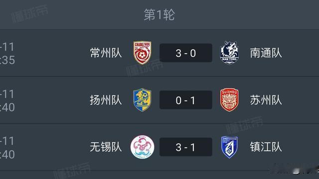 青眼看球：苏锡常苏超首轮集体赢球，苏南三