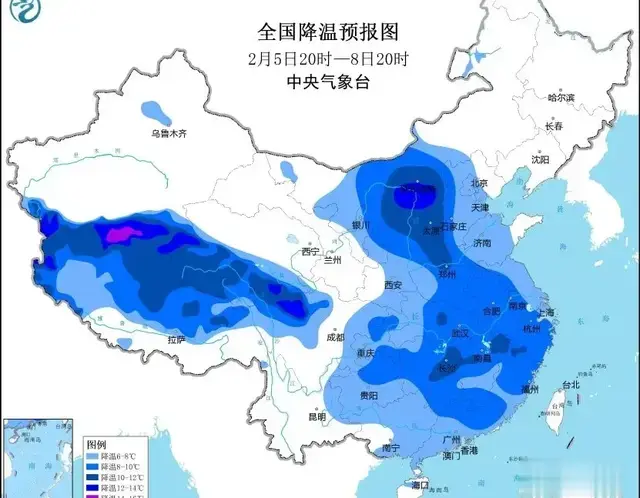 大年初八发财日，冷空气也不缺席！极寒天气来袭，大雪分布如下