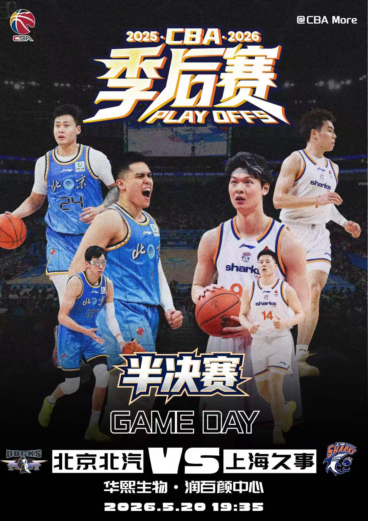 白热化！北京与上海迎来半决赛天王山之战！今晚19:35，大战一触即发