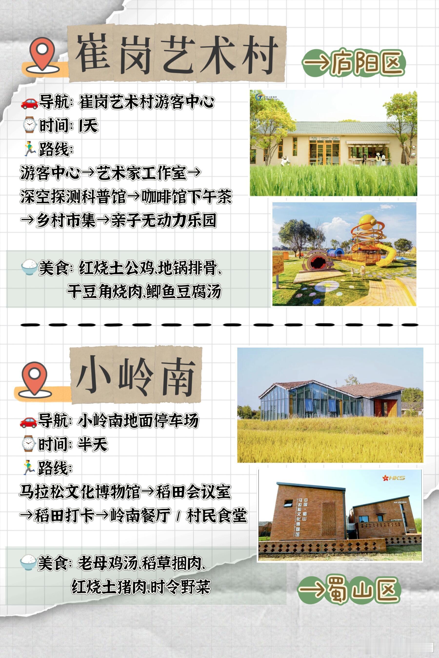 进村吧🍃合肥周边10个好玩的村庄🚗1h  逃离城市计划启动[派对R...