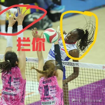 爱体育的彩笔：科内赢球还是靠朱婷[赞]