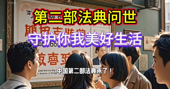 《第二部法典问世，守护你我美好生活》