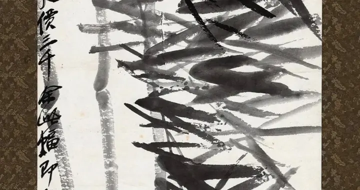 齐白石画竹：不做隐士做农友，刀劈斧凿的竹影里藏着烟火气