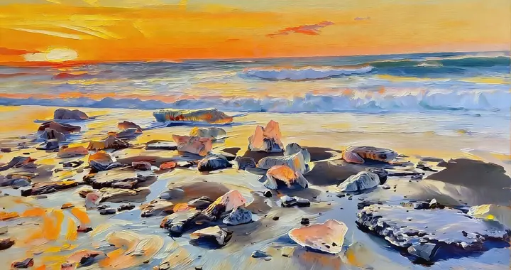 油画欣赏·没有风景 全是光