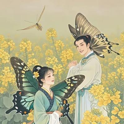 徐砚秋：【化蝶】： 前缘未尽恨痴情， 相