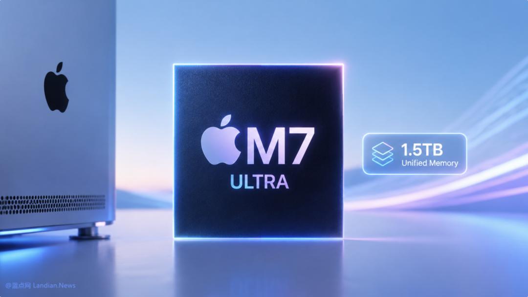 梦中情机：苹果计划推出配备高达 1.5TB 统一内存的M7 Ultra芯片