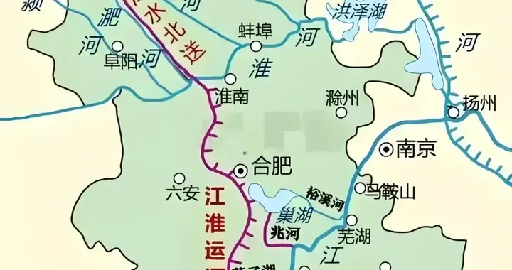 中国十大运河：江淮运河（引江济淮运河）