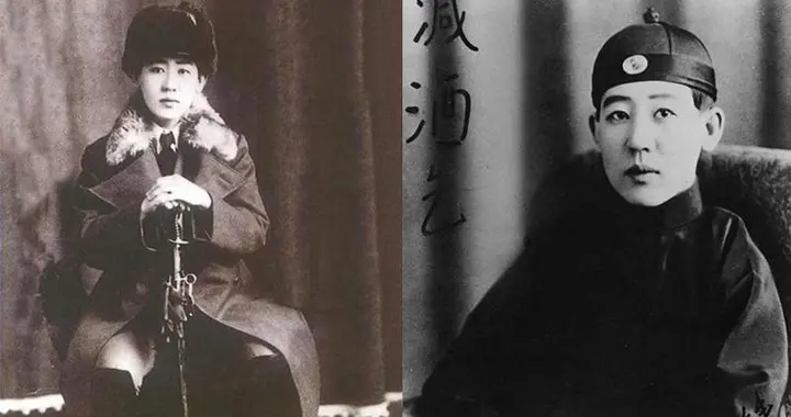 这是川岛芳子的真实样貌，这不是演员扮演的，货真价实的照片