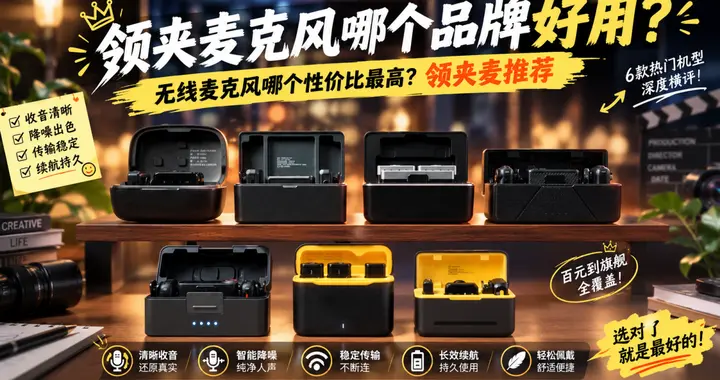 领夹麦克风哪个品牌好用？无线麦克风哪个性价比最高？领夹麦推荐