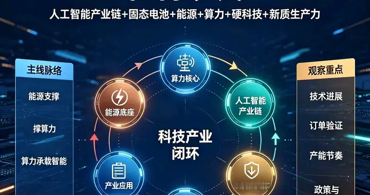 值得珍藏：AI 产业链+固态电池+能源+英伟达+算力+科技+新质生产力