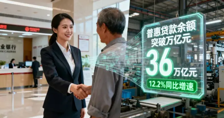 普惠贷款余额破 36 万亿增速 12.2%！企业融资难仍卡 "最后一公...
