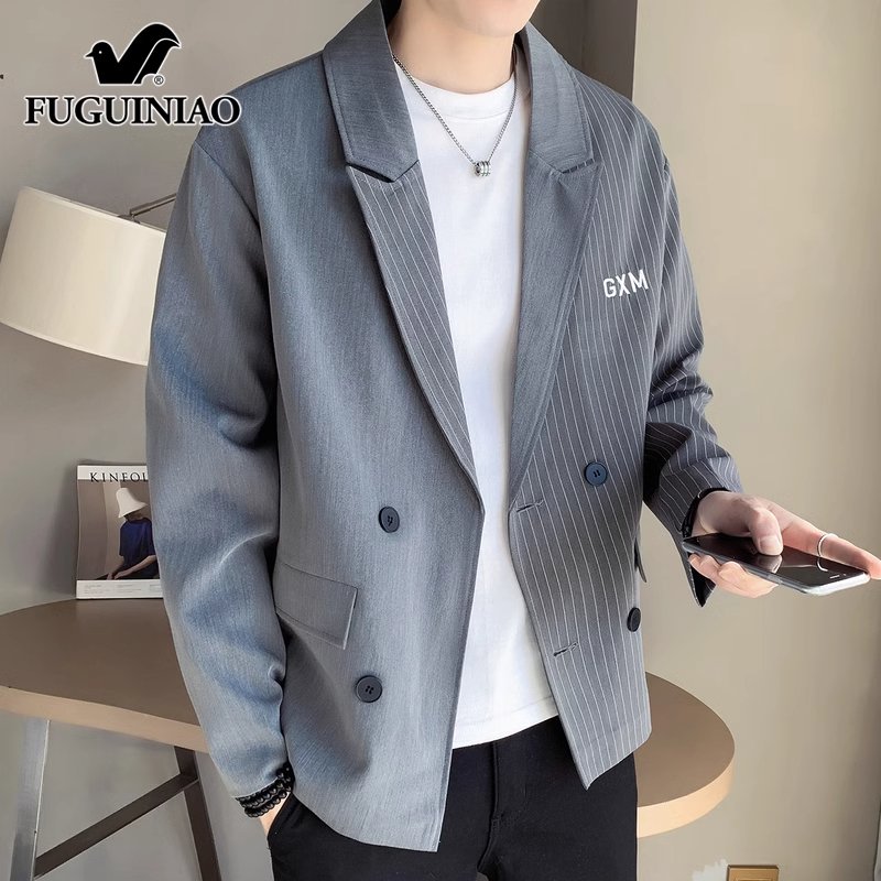 富贵鸟春秋季休闲小西服男士