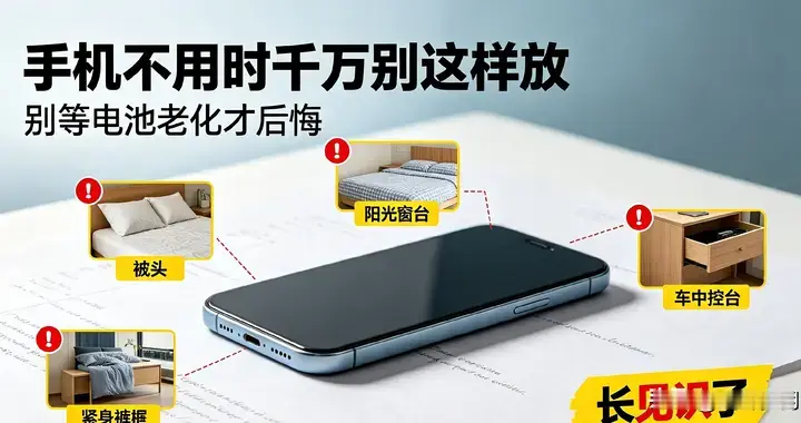 手机不用时千万别这样放，别不听劝，等后悔就晚了，长见识了