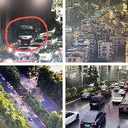 北京路交际处下拉槽往贵医街口方向，车多，还稍车缓。延安路交通恢复正常。...