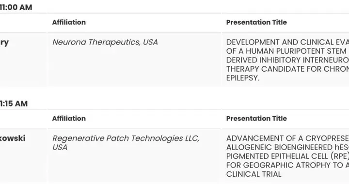 霍德生物在ISSCR 2025多能干细胞衍生疗法国际研讨会上公布hNP...