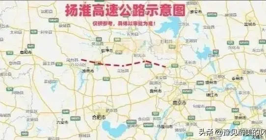 扬淮高速淮南滁州一个比一个起劲29年通但江苏段很能沉住气