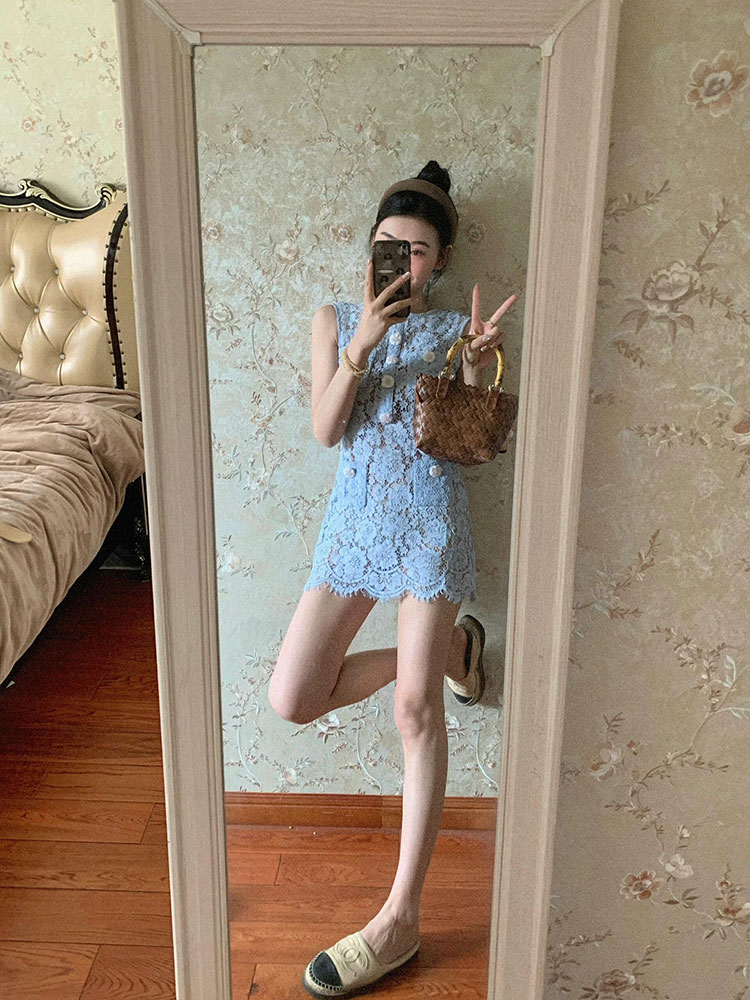 独特漂亮绝美气质高级感连衣裙女2025年夏季新款今年流行爆款裙子