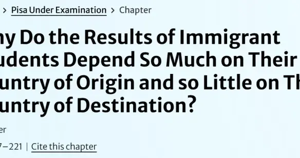研究：对有些孩子来说，不管去好学校还是差学校，成绩都不会变