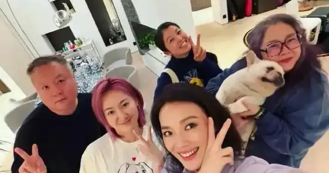 舒淇豪宅搞派对：陈坤大变样认不出，郑伊健胖不少，周迅婴儿肌