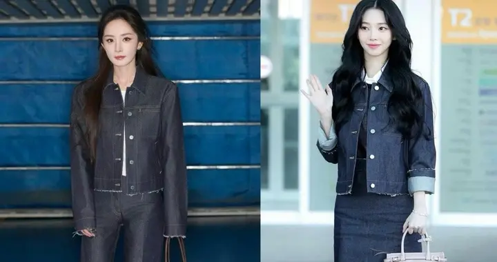 杨幂柳智敏撞衫，一个干练飒爽一个甜酷灵动，被赞“撞衫不撞味”