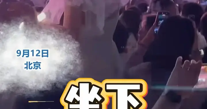 鸟巢求婚的人报警了，观众喊她坐下，拍摄者花了几千块只想听歌