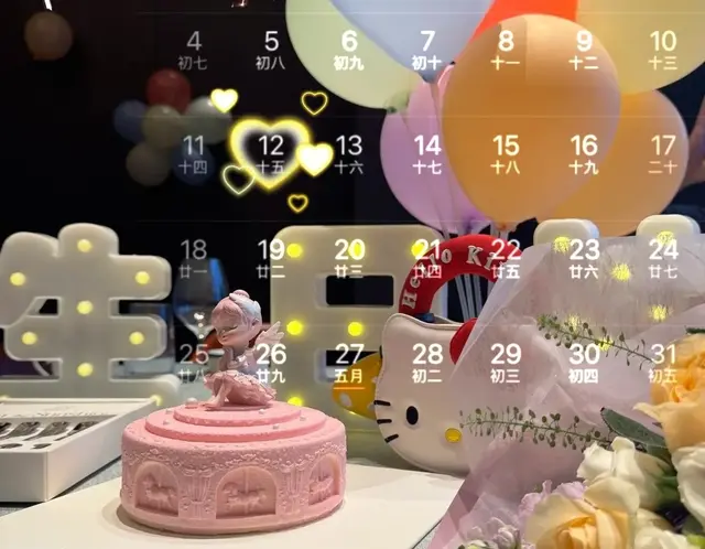 ²⁰²⁵/₀₅.₁₂ᵕ̈生日日历图+生日文案🎂祝你生日快乐