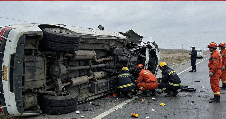 青海海东：一交通事故致2人不幸遇难