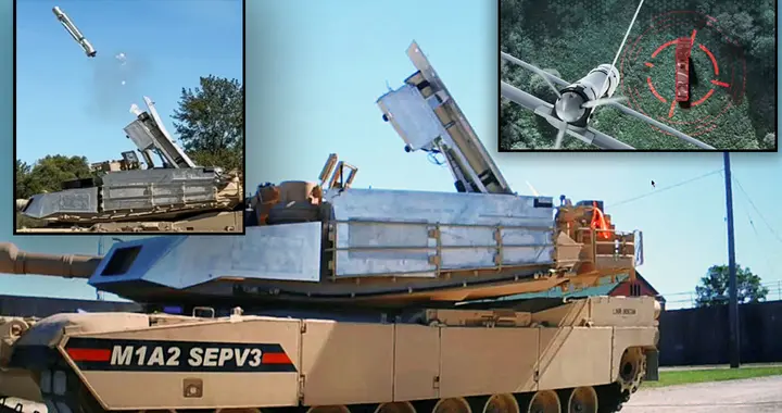 构建锁血盾：M1A2坦克自带无人机，以攻为守从平面走向立体战