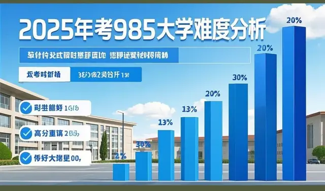 头条新闻|2025考985有多难？数据揭秘：13%考生才能突围！