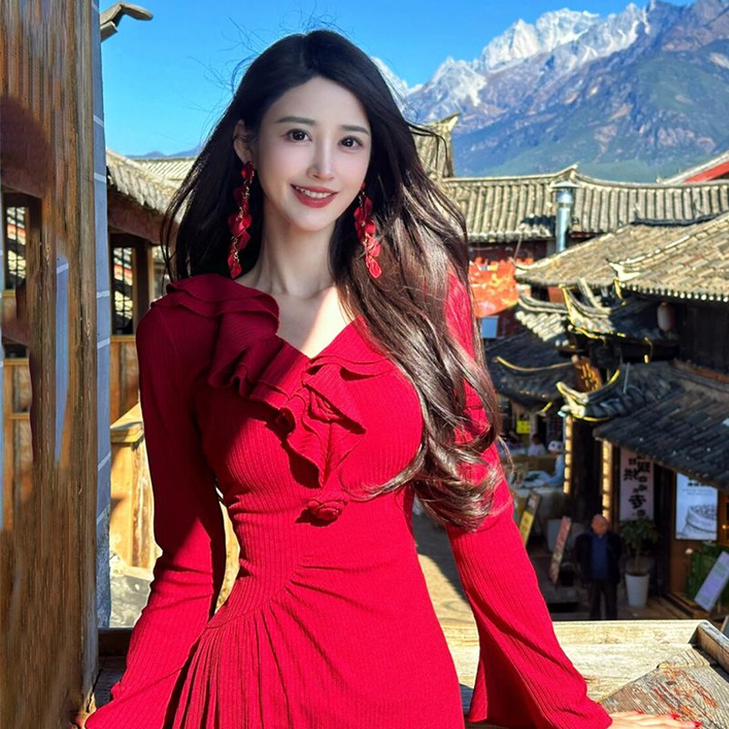 参加婚礼穿搭过年战袍今年流行的高级感裙子