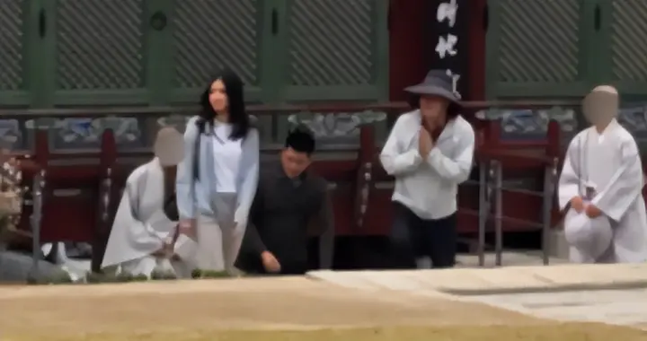李在镕带着儿女现身，父子三人好幸福，三星小公主李元珠很漂亮
