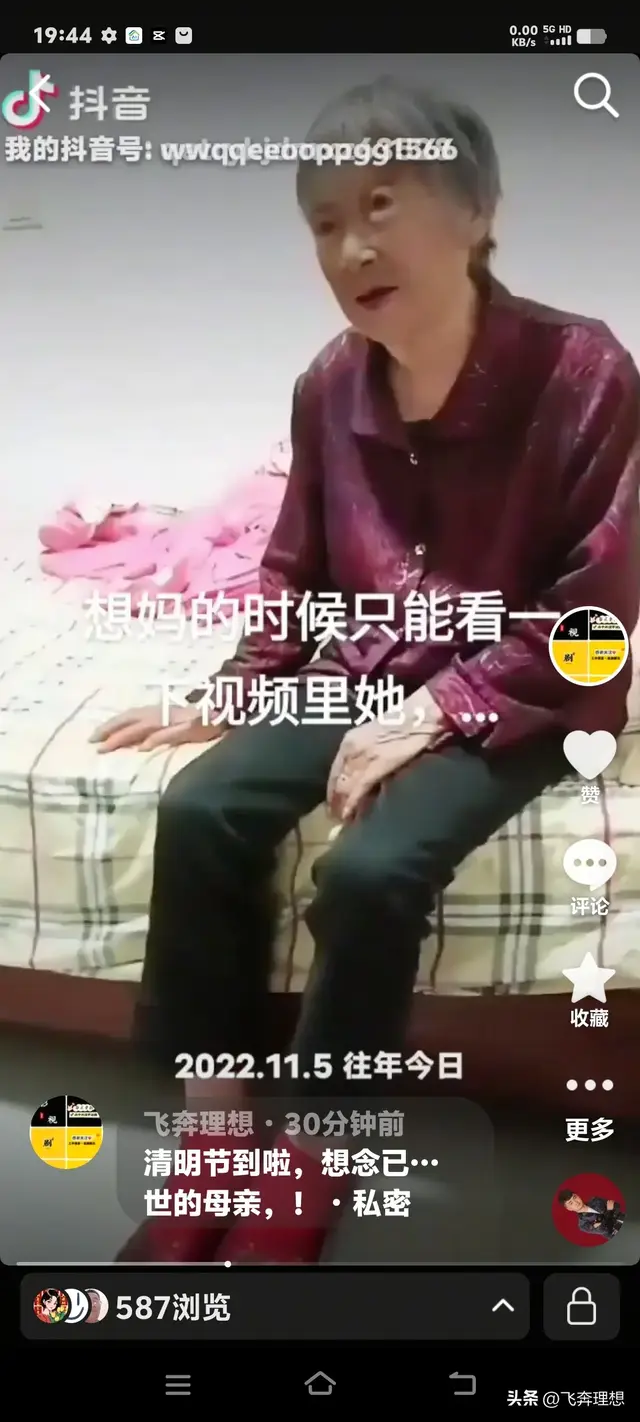 清明寄思，遥念母亲