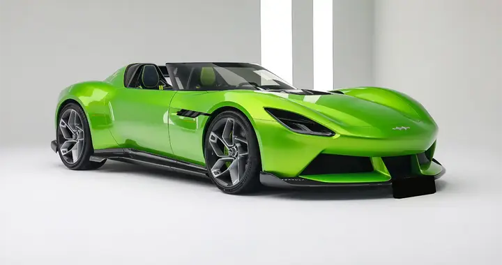 太漂亮了！方程豹全新跑车亮相，两座、敞篷，电动尾翼，明年上市