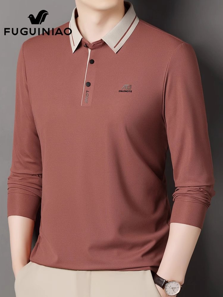 富贵鸟男士长袖衬衫