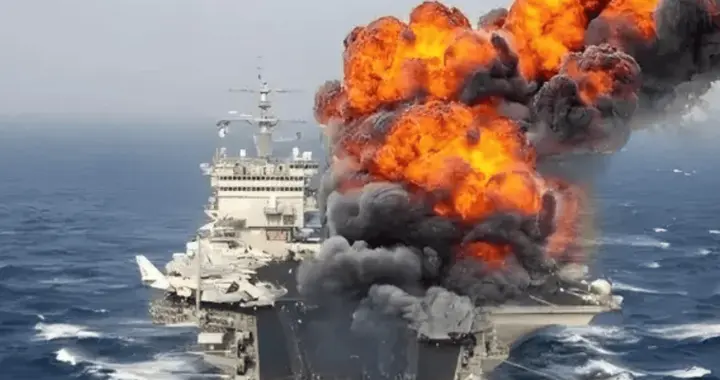 美军航母起火，燃烧超30小时？特朗普开始求援，点名要求日本出兵