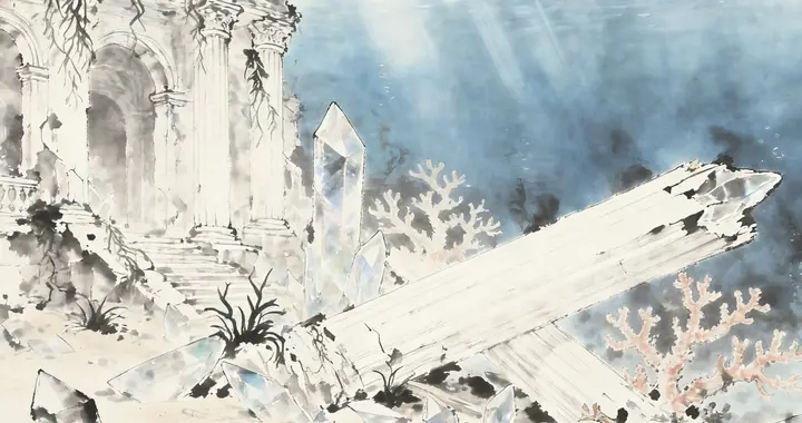 传说东海龙宫被毁，龙王泣血跪上天庭，直到玉帝亲手揭开天河底的